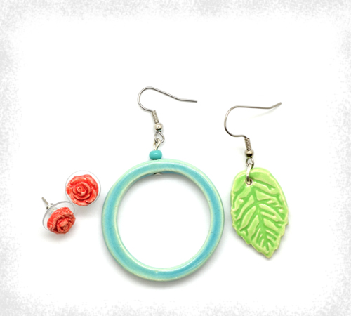 CERAMIC EARRINGS